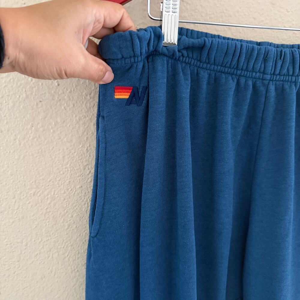 Aviator Nation 5 Stripe Sweatpants in a Cobalt blue colorway - Picture 6 of 9